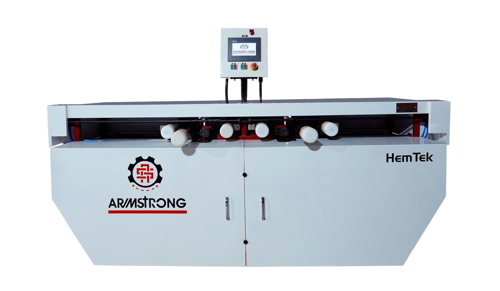 AUTOMATIC ULTRASONIC HEMMING MACHINE FOR WOVEN SACKS