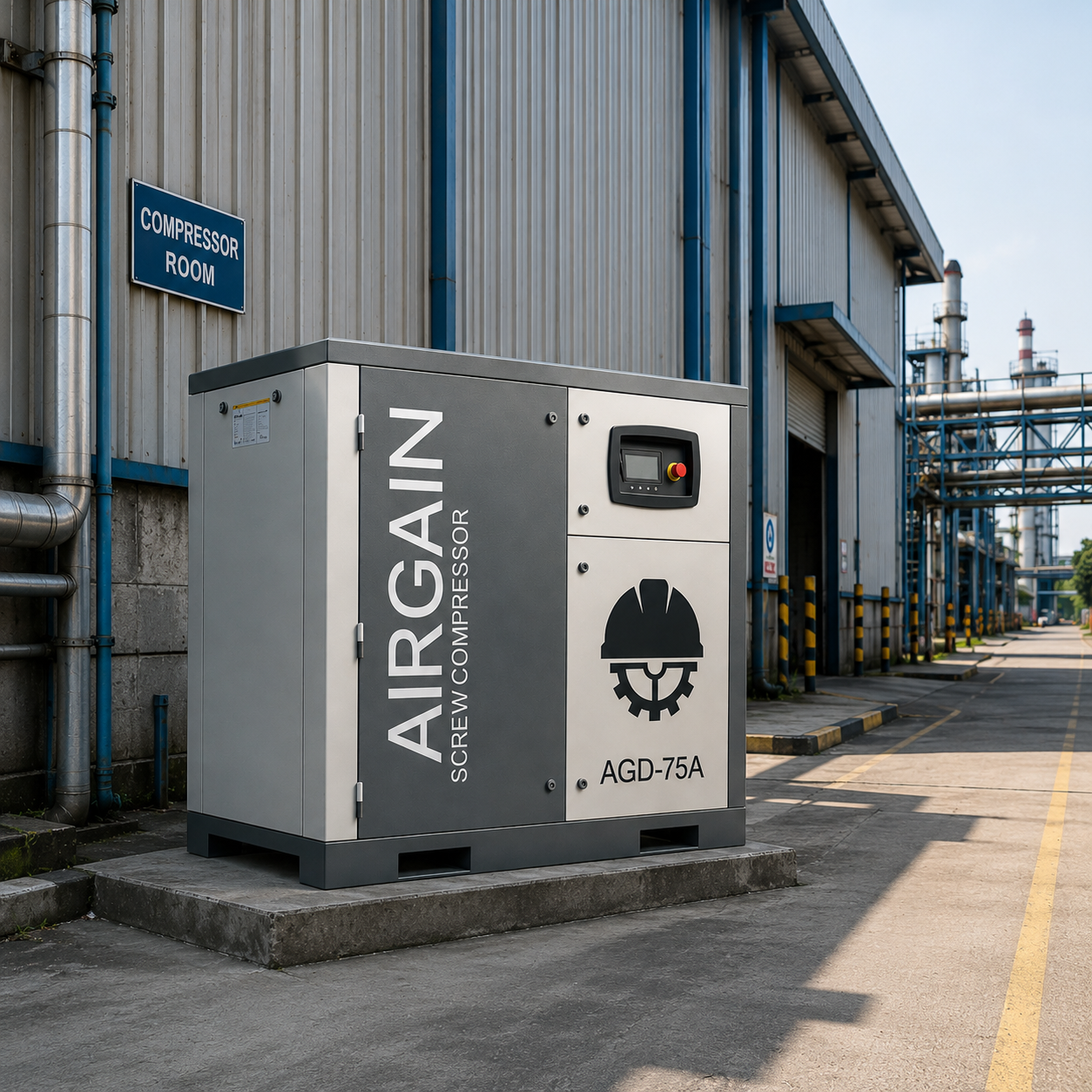 VARIABLE SPEED DRIVE SCREW AIR COMPRESSOR