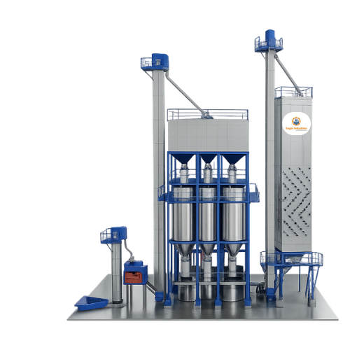 3 Stage Paddy Parboiling Plant