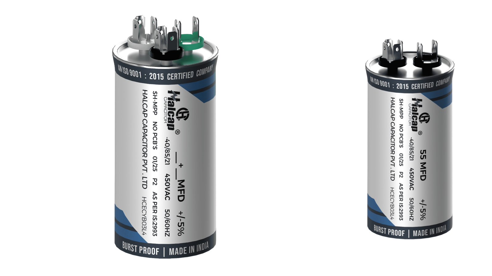 Air Conditioning Capacitors Single/Dual