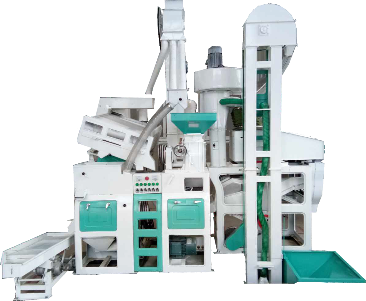 Combined Mini Rice Mill Plant