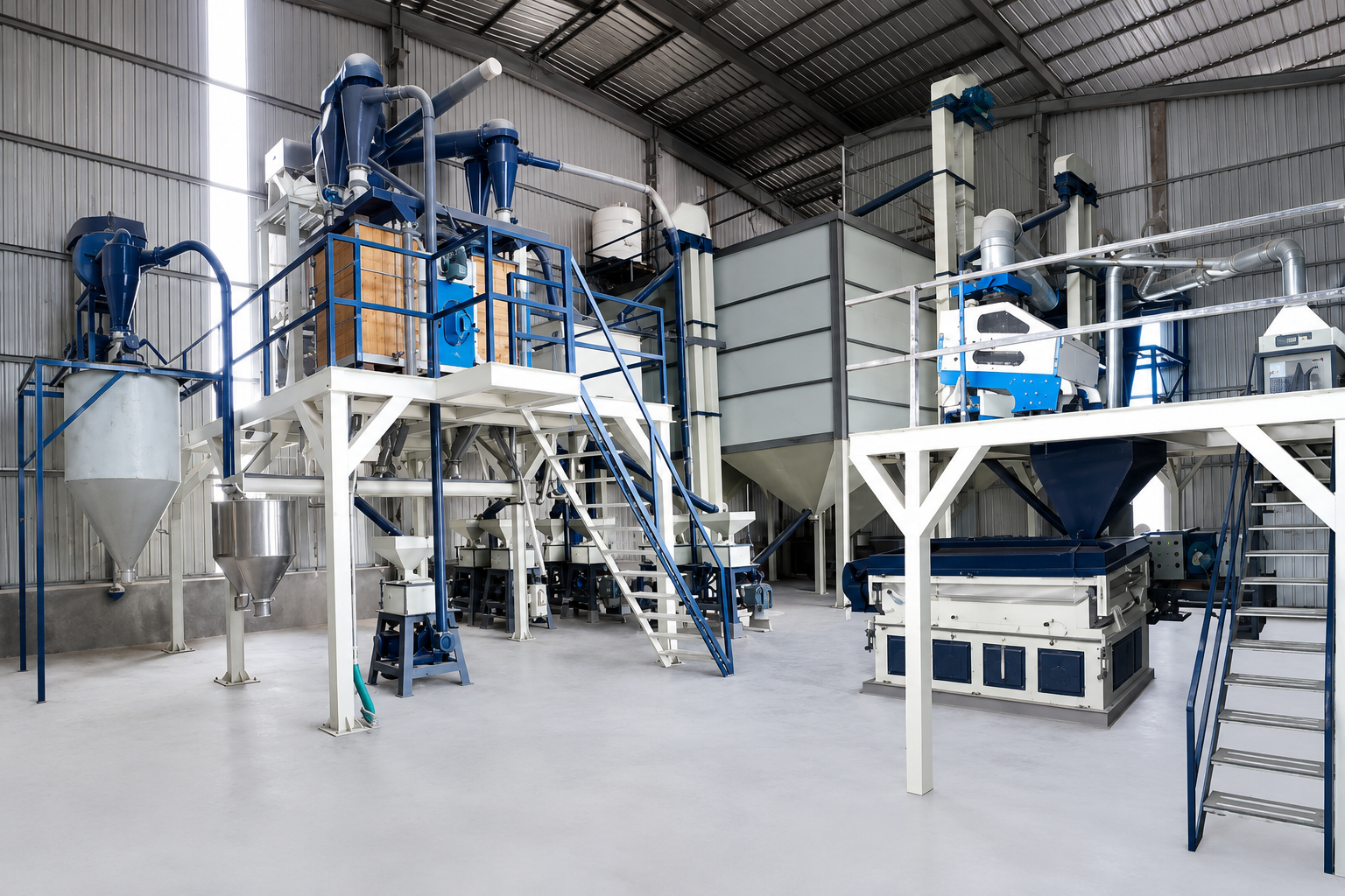Wheat Flour Mill Plant with Vibro cleaning