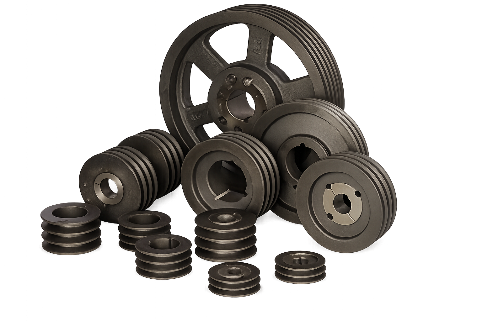 V-BELTS PULLEYS