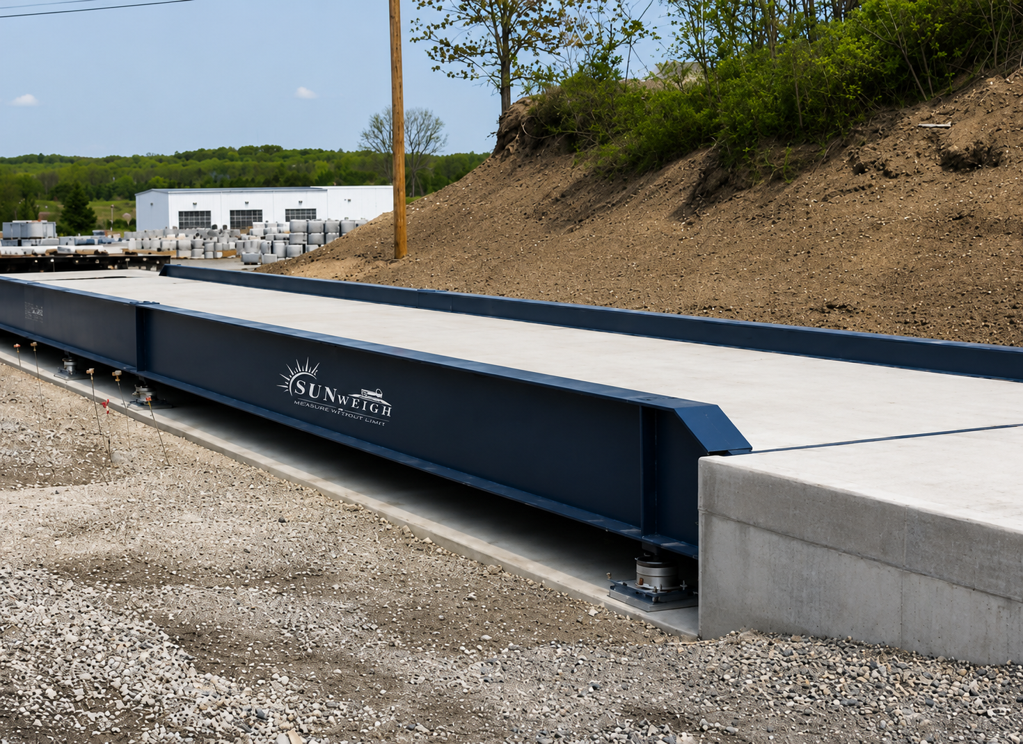 Sun weigh Semi RCC Weighbridge